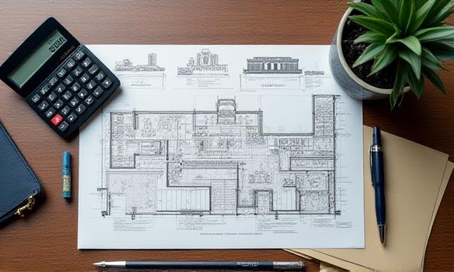 Pen and calculator on financial documents